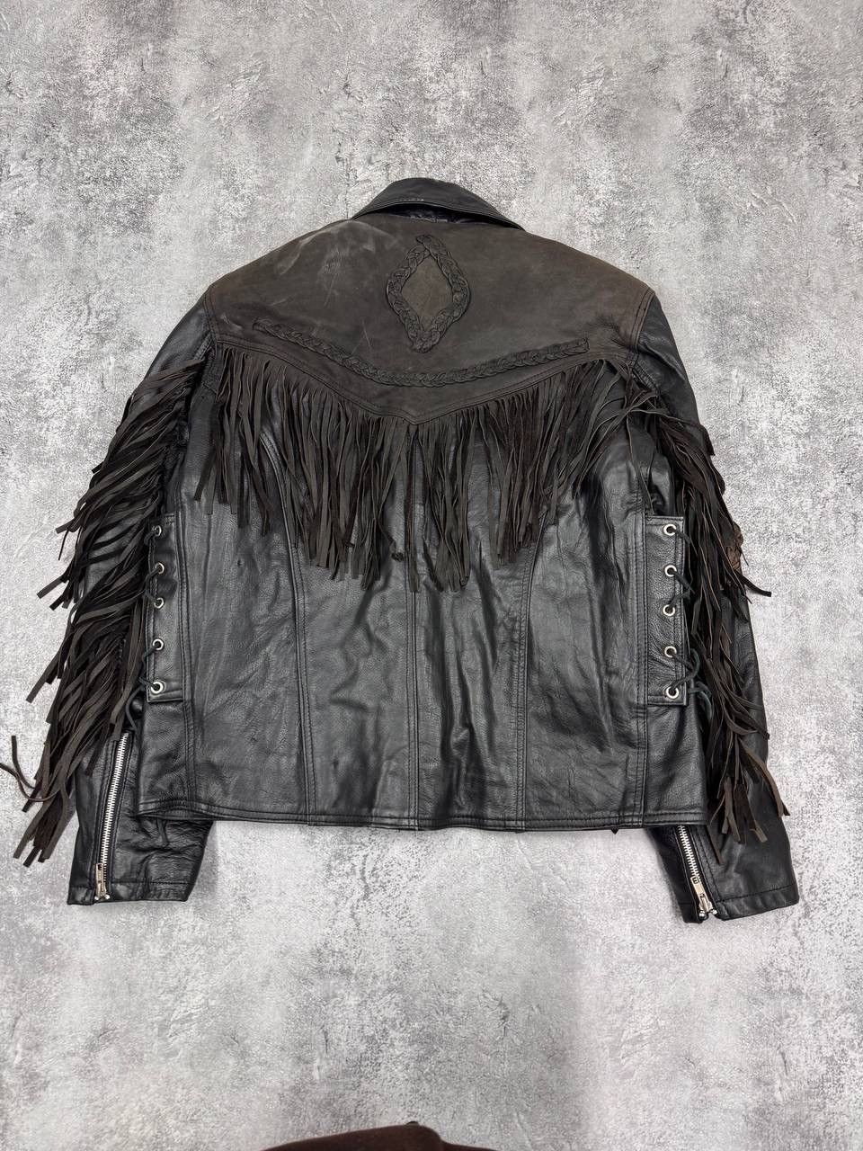 Other Master's Men Leather Jacket Black Western Vintage Genuine Size US M / EU 48-50 / 2 - 7 Thumbnail