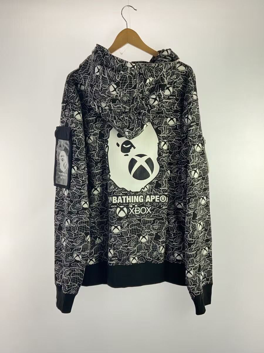 Bape A Bathing Ape Monogram Cotton Zip Hoodie Black Size US XXL / EU 58 / 5 - 2 Thumbnail