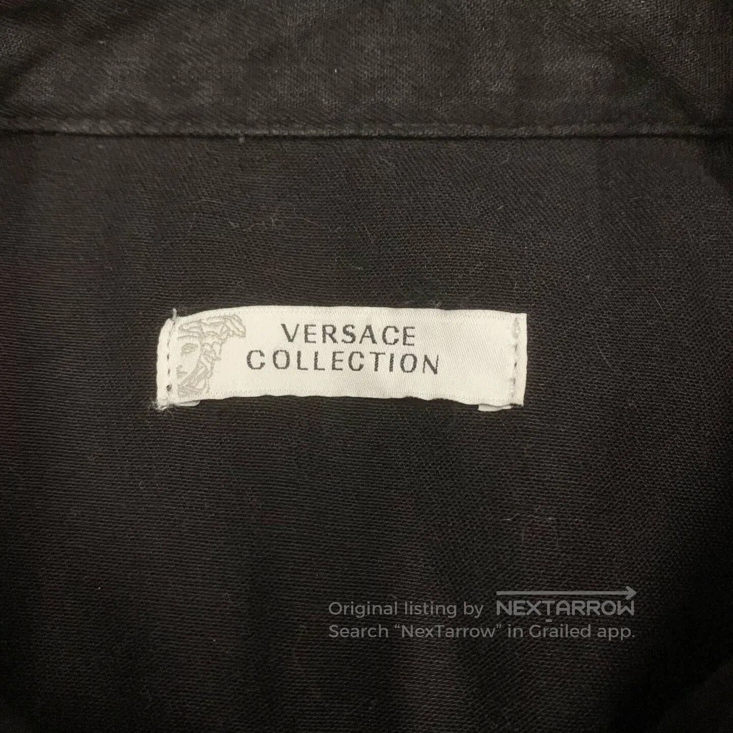 Versace versace black patterned shirt jacket size 4. Size US M / EU 48-50 / 2 - 4 Thumbnail