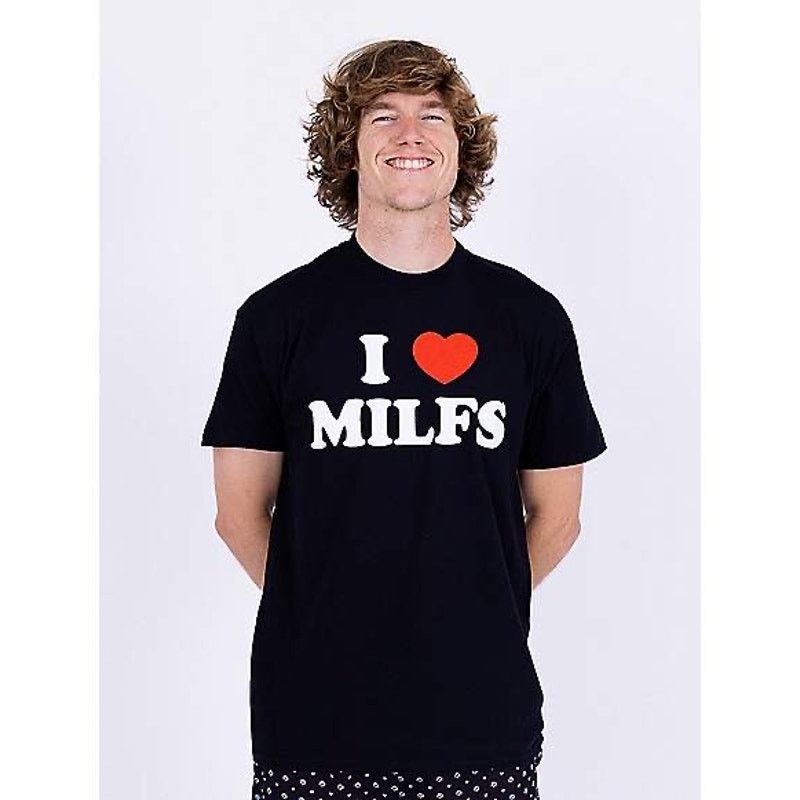 The Unbranded Brand I Heart MILFs Men’s T Shirt Size Small, Black Size US S / EU 44-46 / 1 - 1 Thumbnail