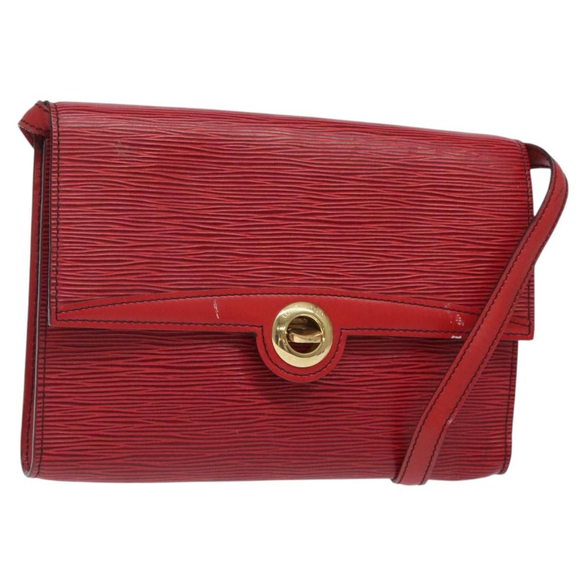 Louis Vuitton LOUIS VUITTON Epi Pochette Arche Shoulder Bag Red M52577 Size ONE SIZE - 1 Thumbnail