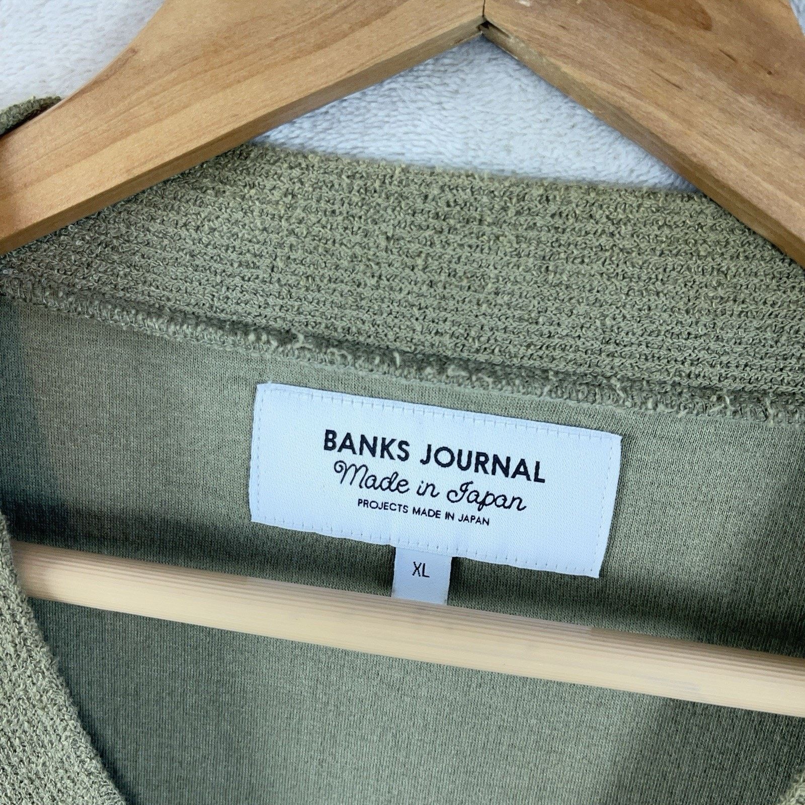 Banks Journal Banks Journal Made In Japan Waffle Knit Cardigan Men's XL Size US XL / EU 56 / 4 - 3 Thumbnail