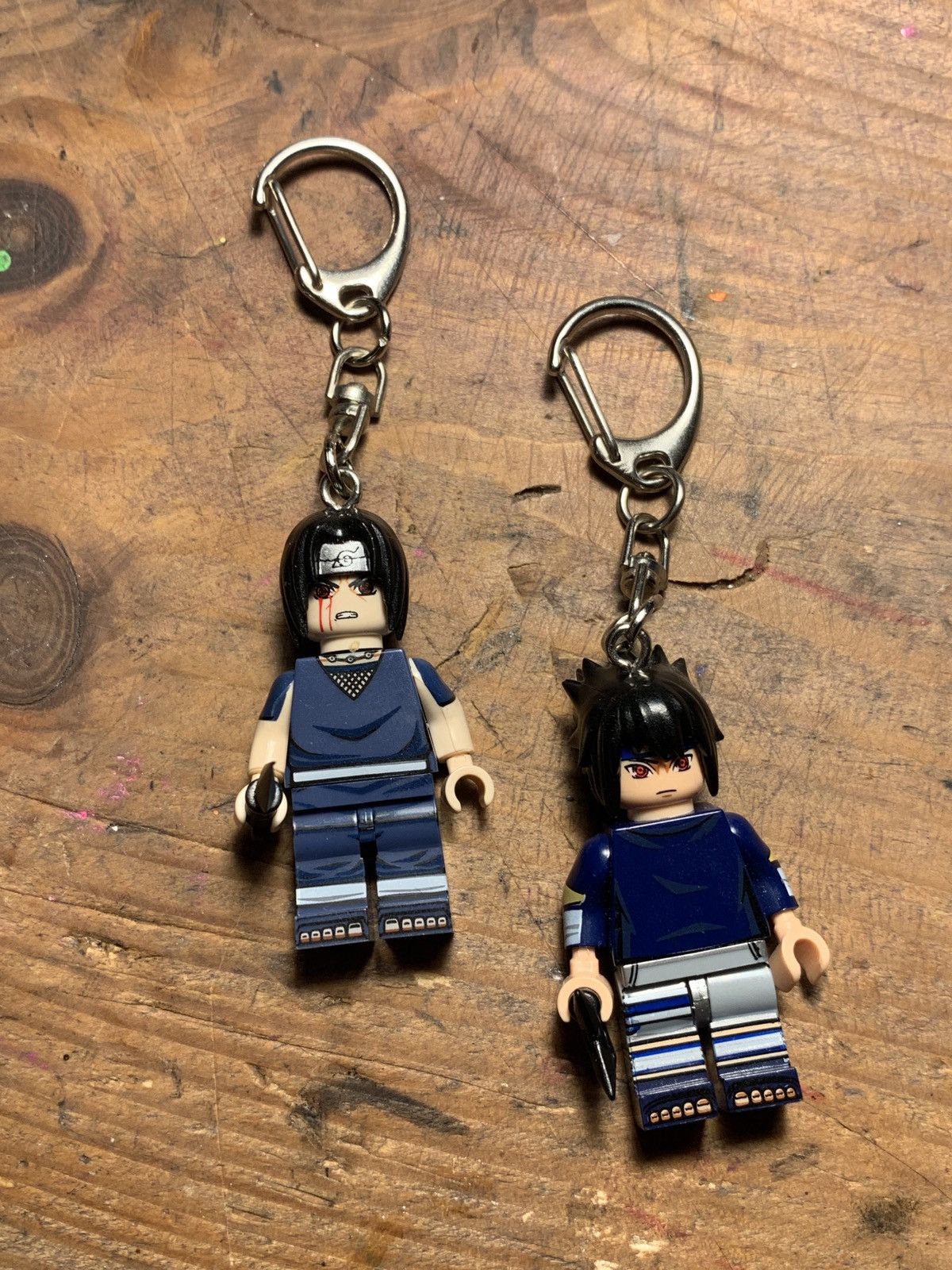 Custom 1/1 Naruto Sasuke Itachicustom anime minifigure keychain Grailed