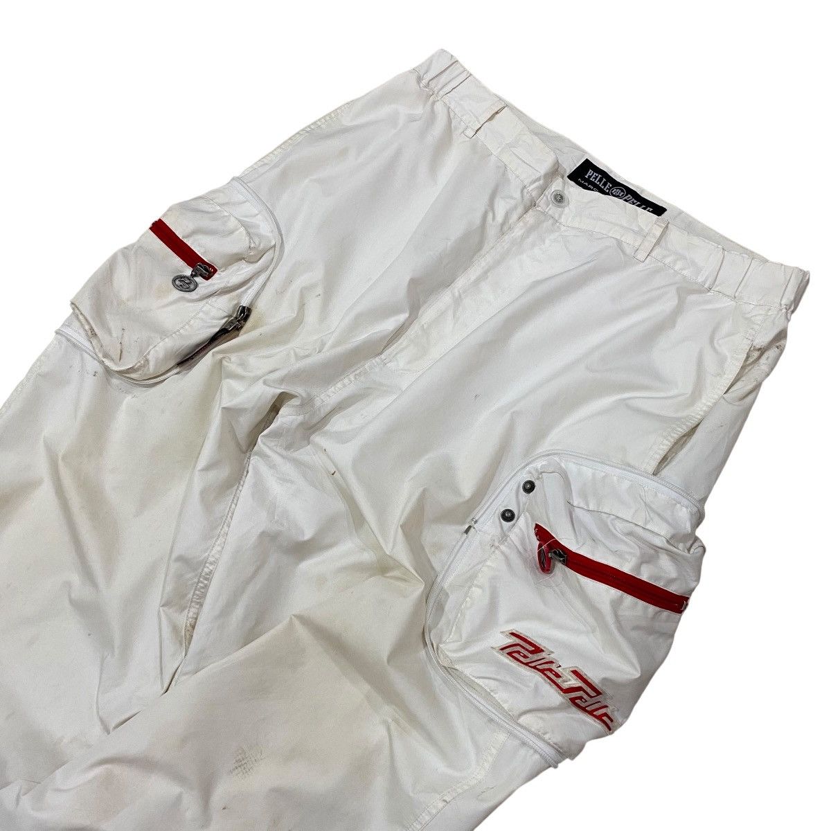 Marc Buchanan × Pelle Pelle ☀️MARC BUCHANAN PELLE PELLE CARGO POLYESTER PANT Size US 33 - 1 Thumbnail