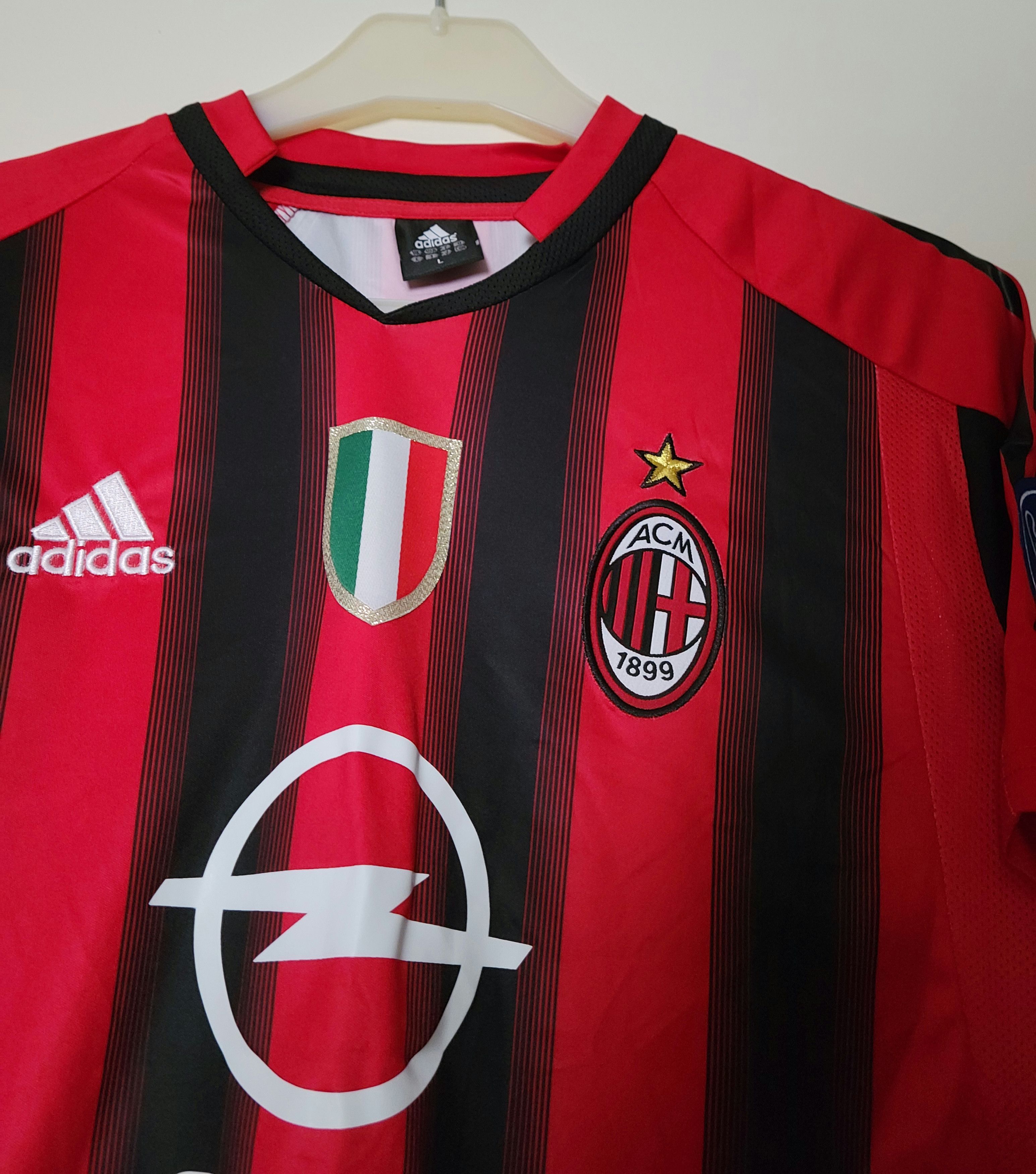 Other AC Milan 2004-2005 Crespo 11 Vintage Retro Football Jersey Size US L / EU 52-54 / 3 - 4 Thumbnail