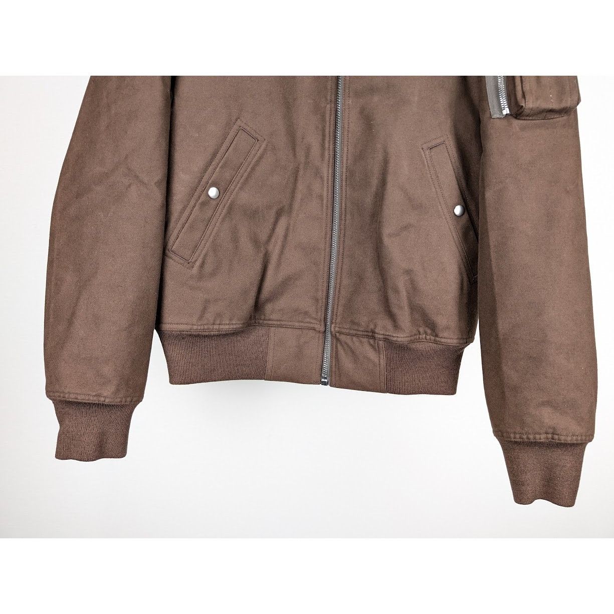 Rick Owens o1rshd1 Bomber Jacket in Brown Size US M / EU 48-50 / 2 - 8 Thumbnail