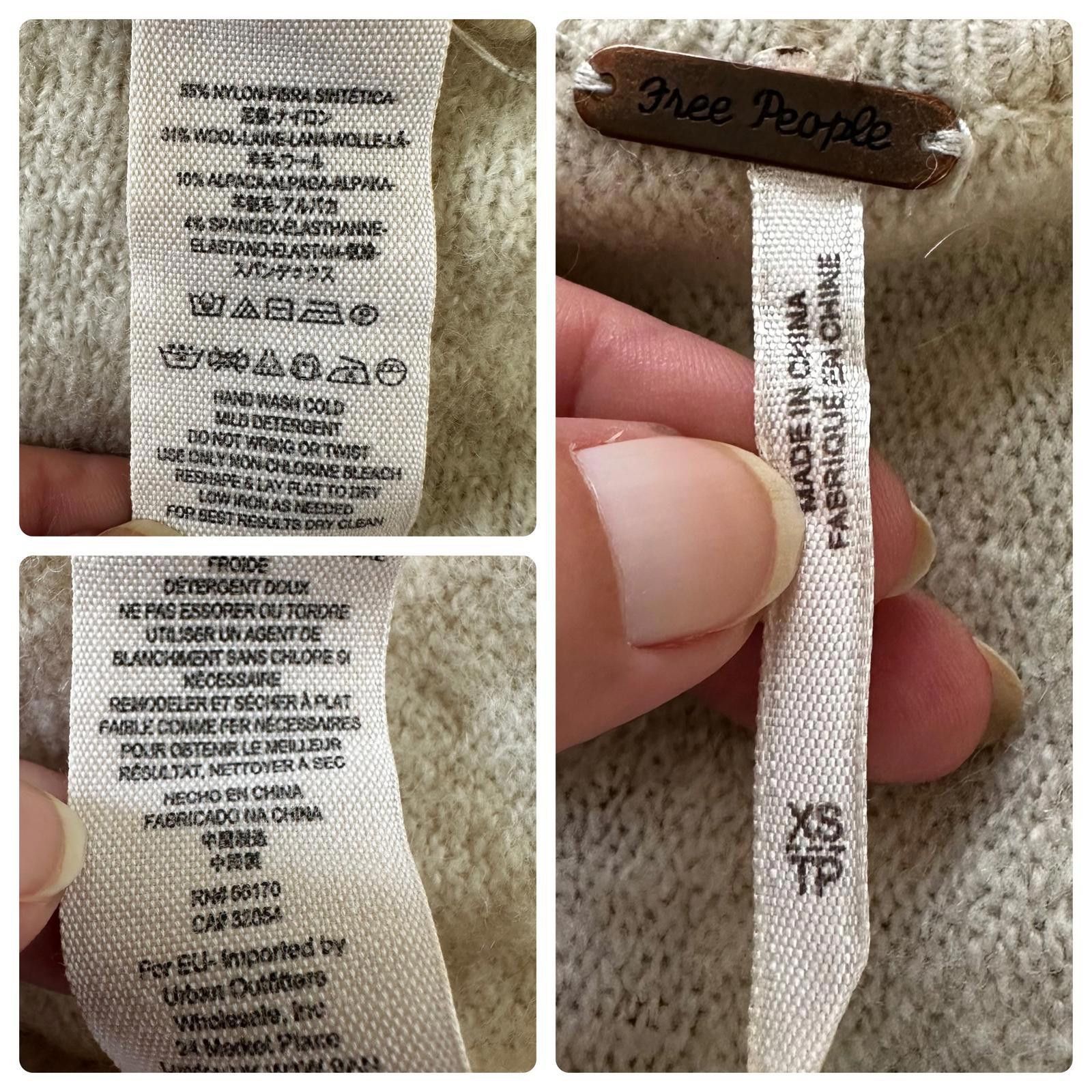 Free People Free People Cascade Cardi Open Cardigan Sweater Womens XS Size XS / US 0-2 / IT 36-38 - 8 Thumbnail