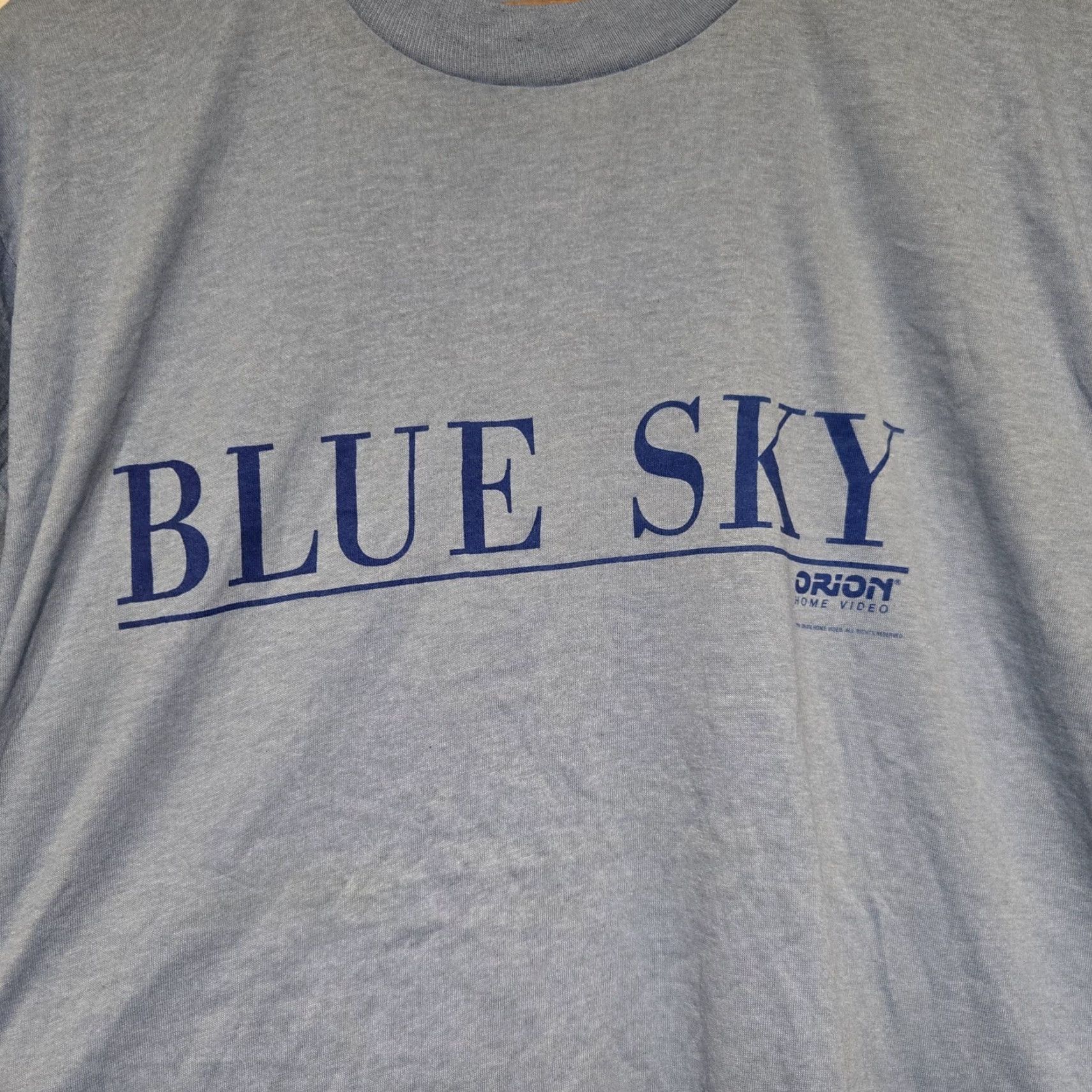 Vintage VINTAGE Screen Stars T-Shirt Blue Sky Movie Promo 1990s XL Unisex Adults Short Sleeve Cotton RARE Size US XL / EU 56 / 4 - 4 Thumbnail