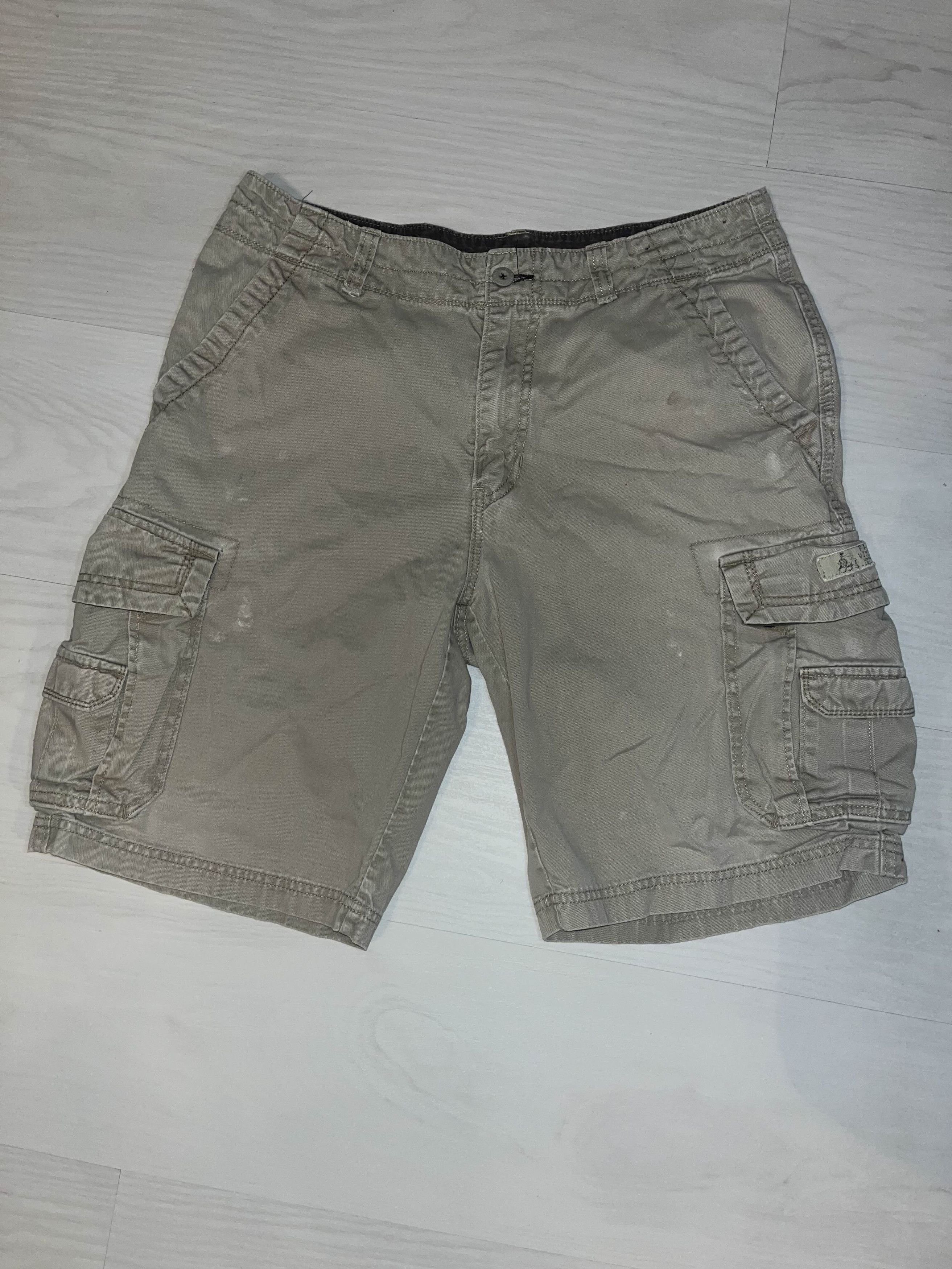 UNIONBAY × Vintage Y2K Union Bay Khaki Baggy Cargo Shorts Size US 36 / EU 52 - 1 Thumbnail