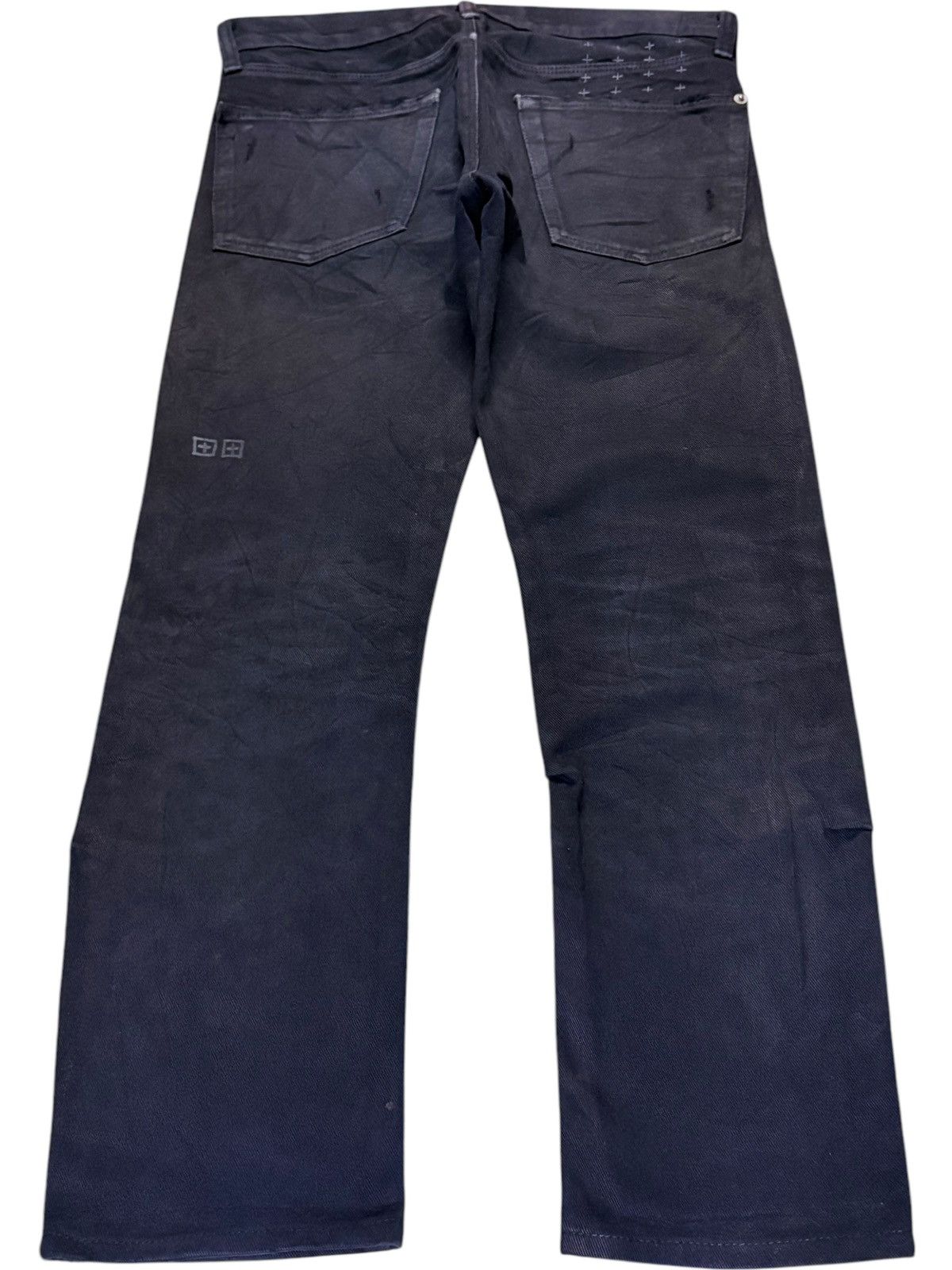 Ksubi Vintage Ksubi Button Fly Faded Wash Distressed Jeans Size US 30 / EU 46 - 2 Thumbnail