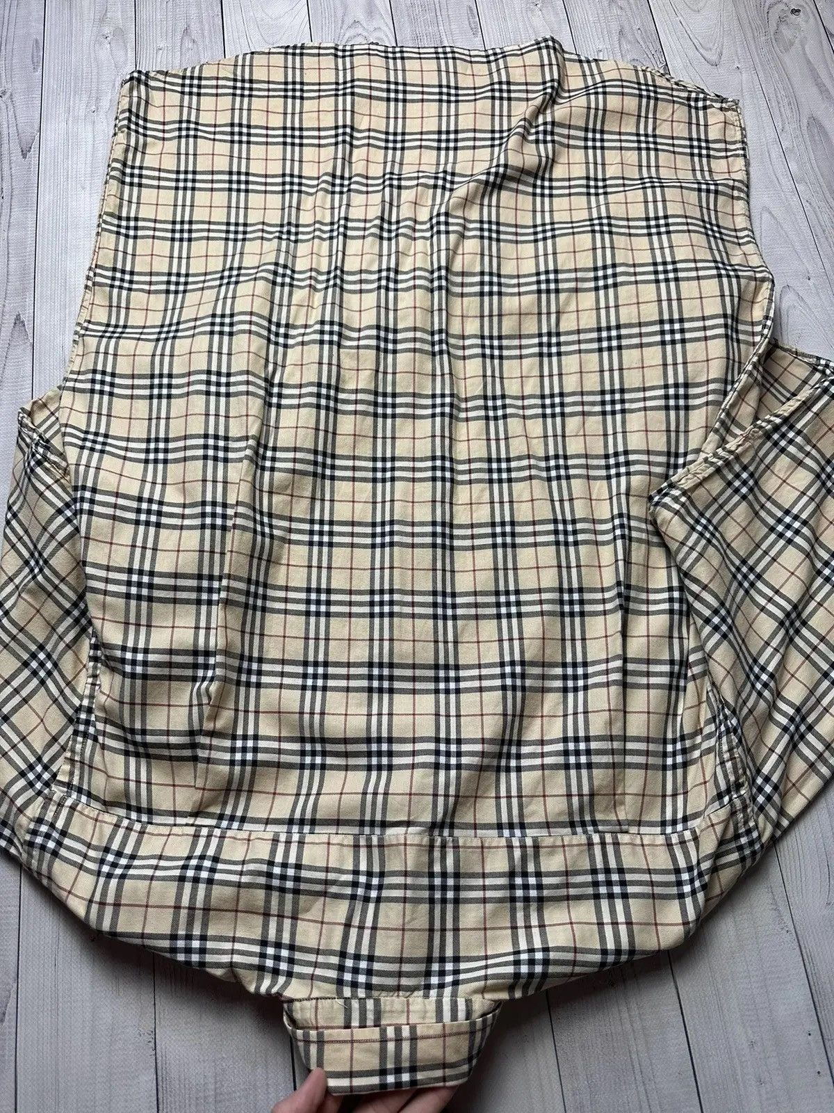 Burberry Vintage Burberry brown plaid shirt Striped size L Size US L / EU 52-54 / 3 - 6 Thumbnail