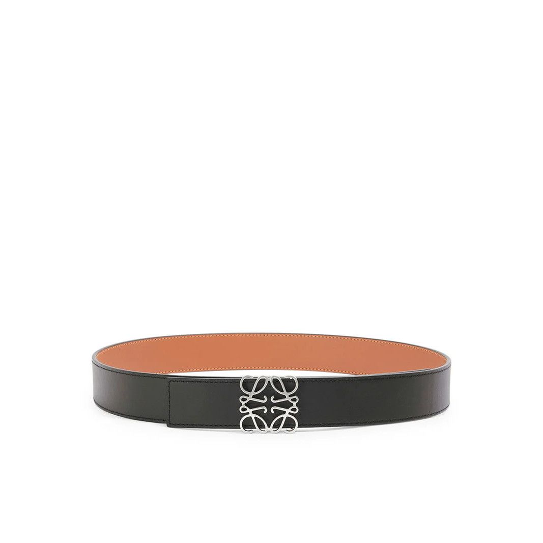Loewe LOEWE Black/Tan Reversible Leather Belt New & Authentic (Men Size ONE SIZE - 1 Thumbnail