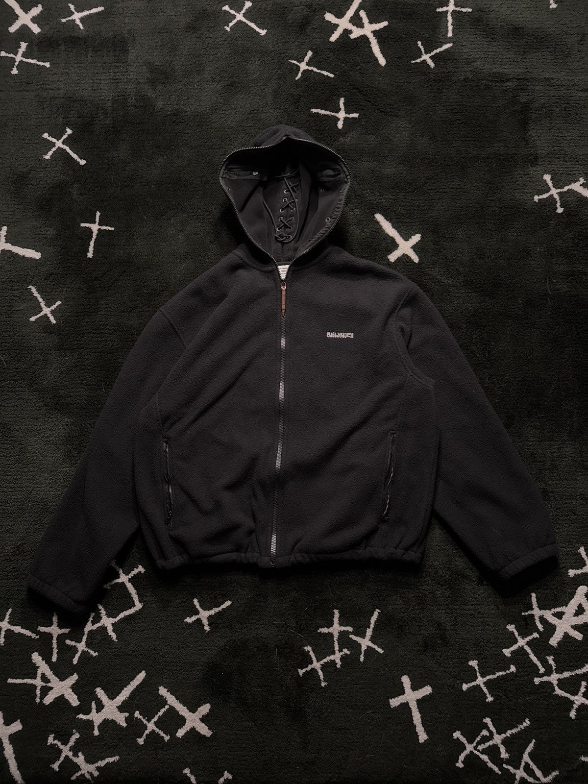 Vetements SS19 - Gimp Fleece Bullet Zip Up Hoodie Size US S / EU 44-46 / 1 - 2 Thumbnail