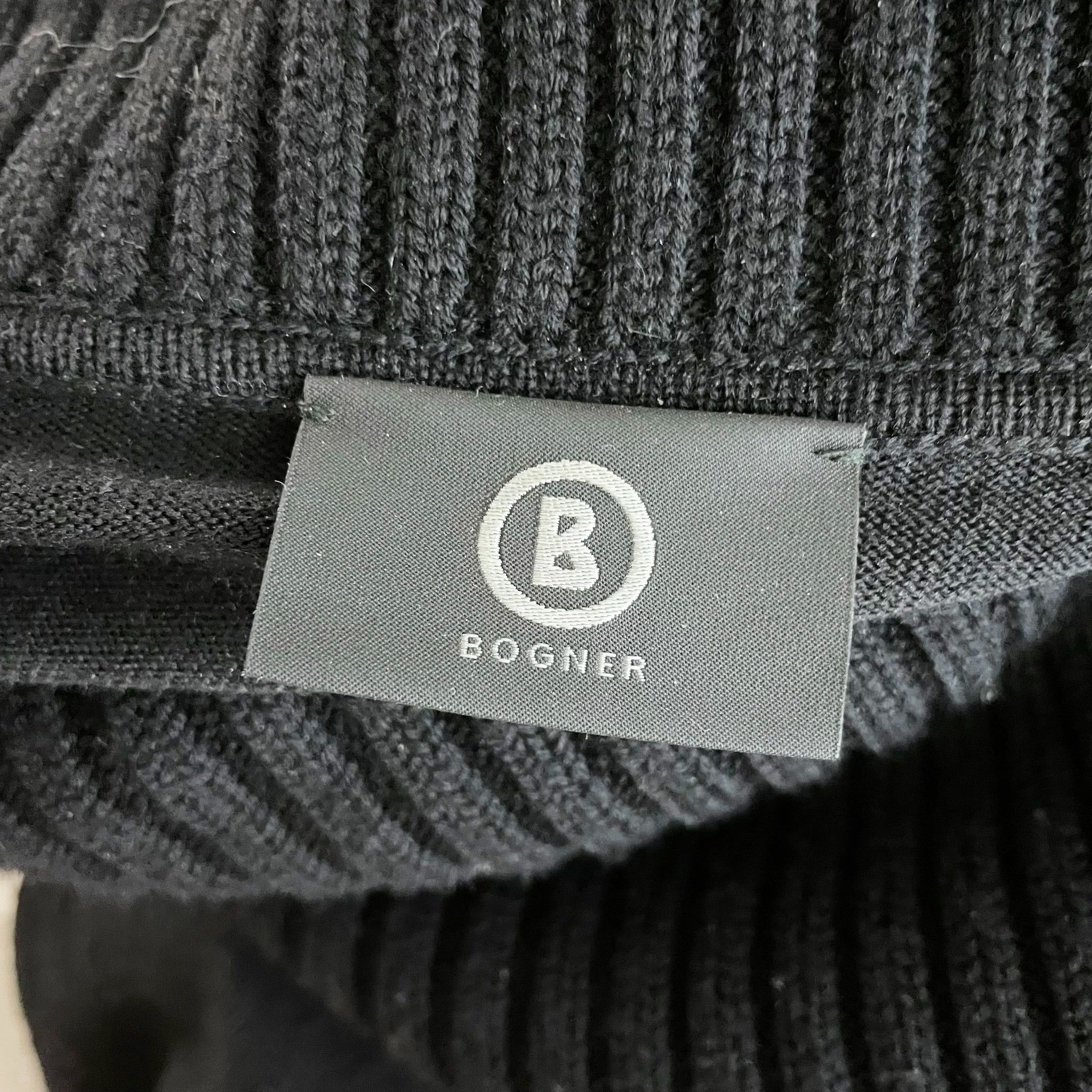 Bogner Bogner Women's Wool Knit Stretch Zipper Size M / US 6-8 / IT 42-44 - 2 Thumbnail
