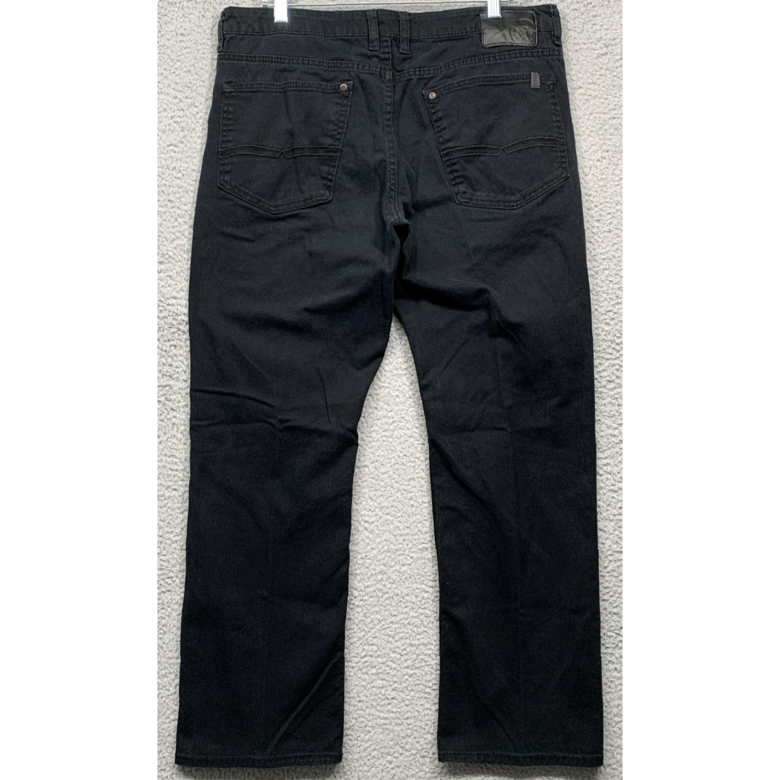 Buffalo David Bitton Buffalo David Bitton Jeans Men's Slim Straight Stretch Black 5-Pocket Sz 35/28.5 Size US 35 - 4 Thumbnail