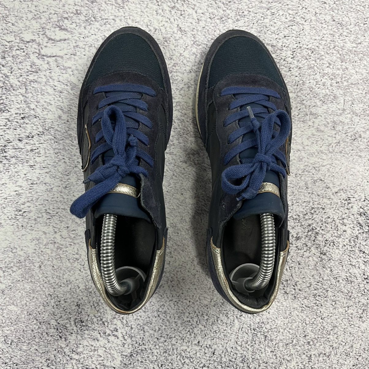 Designer × Philippe Model Philippe Model sneakers spry blue silver 38 luxury Size US 7.5 / IT 37.5 - 10 Thumbnail