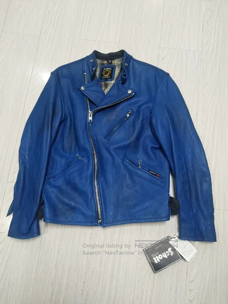 Schott Schott Motorcycle leather coat Size US L / EU 52-54 / 3 - 1 Thumbnail