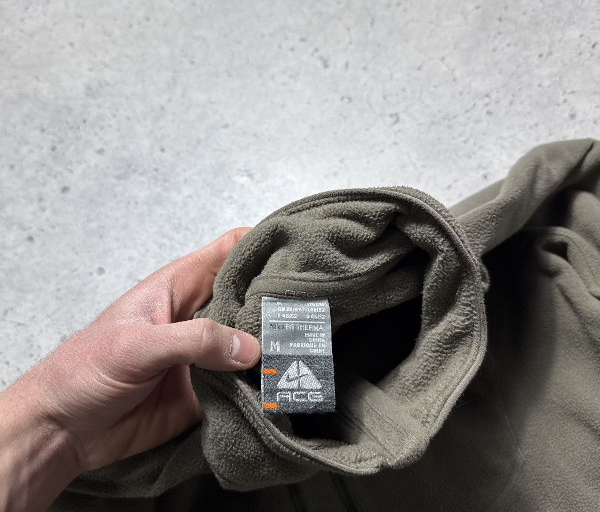 Nike ACG Nike ACG Vintage Fleece Sweatshirt Jacket Outdoor Size US M / EU 48-50 / 2 - 6 Thumbnail