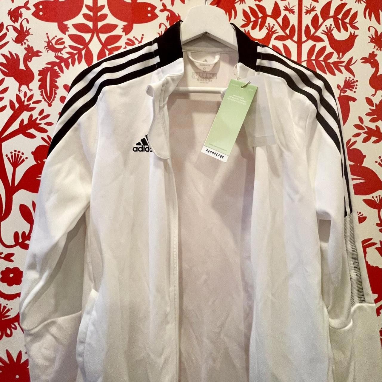 Adidas Adidas Women's White Sweatshirt Size S / US 4 / IT 40 - 3 Thumbnail