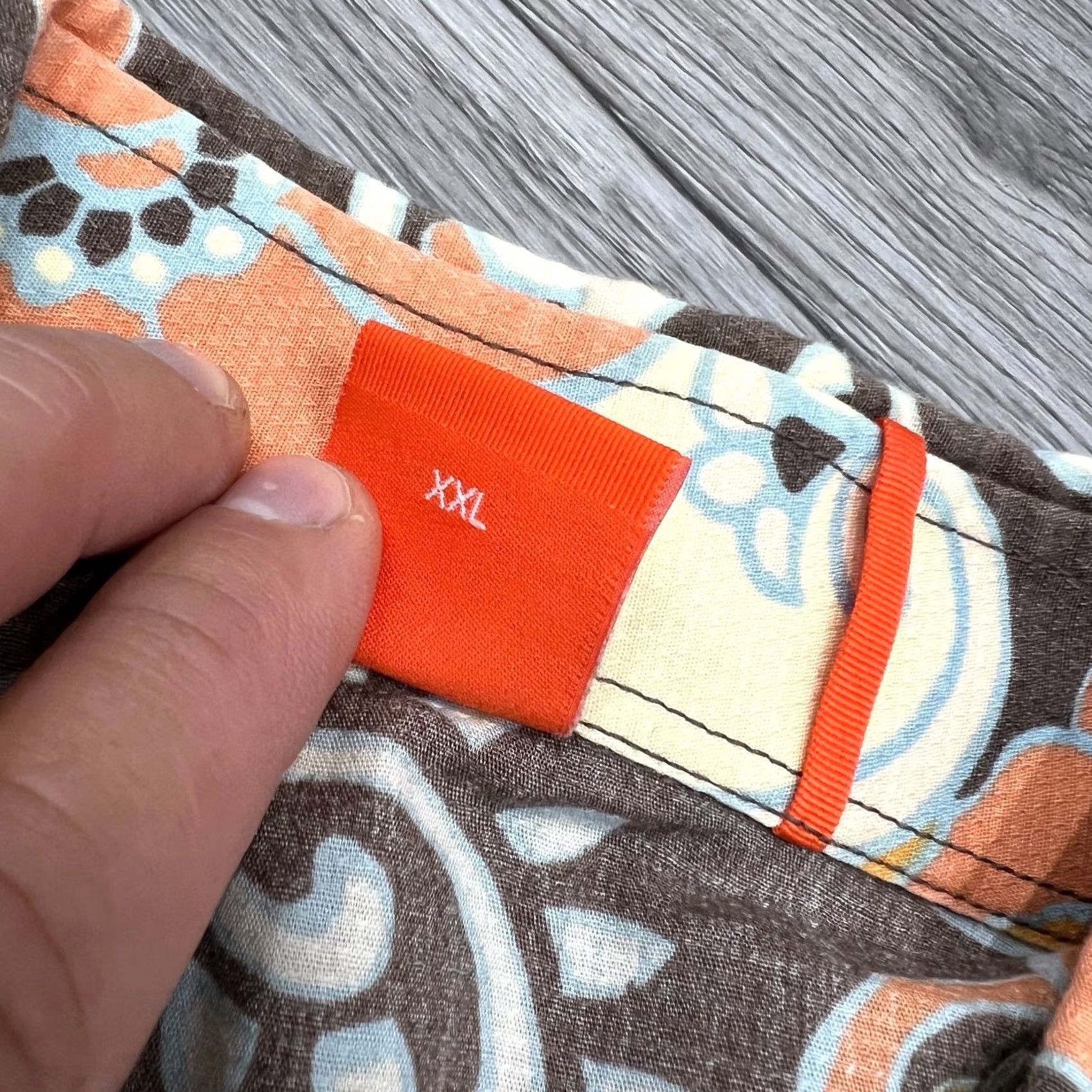Hugo Boss VINTAGE HUGO BOSS Shirt Mens 2XL Orange Floral Print Retro Long Sleeve Size Size US XXL / EU 58 / 5 - 6 Thumbnail