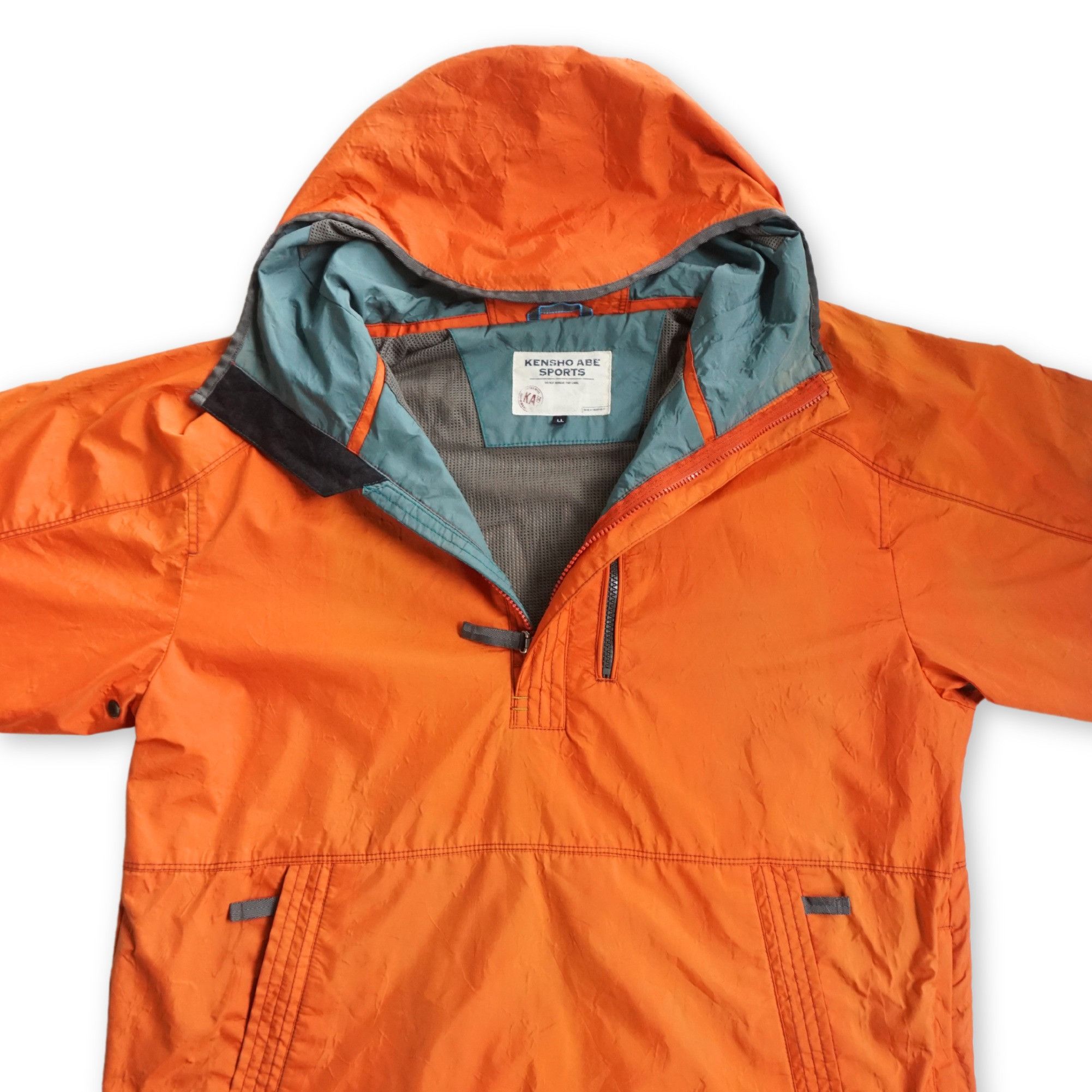 Kensho Abe KENSHO ABE Half-Zip Hooded Windbreaker Size US XL / EU 56 / 4 - 3 Thumbnail