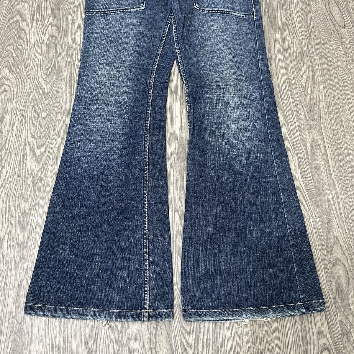 14th Addiction FUBU COLLECTION - Flared Jeans Corduroy Pocket Fatigue Size US 27 - 2 Thumbnail