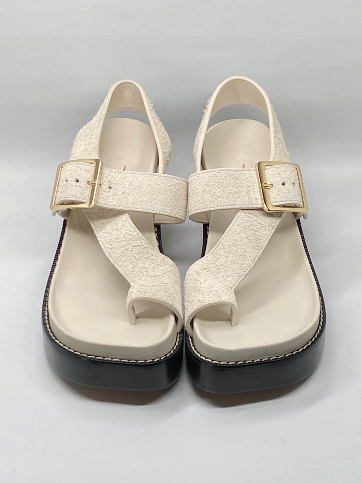 Loewe Loewe Ease heel suede sandal size 41 Size US 11 / IT 41 - 3 Thumbnail