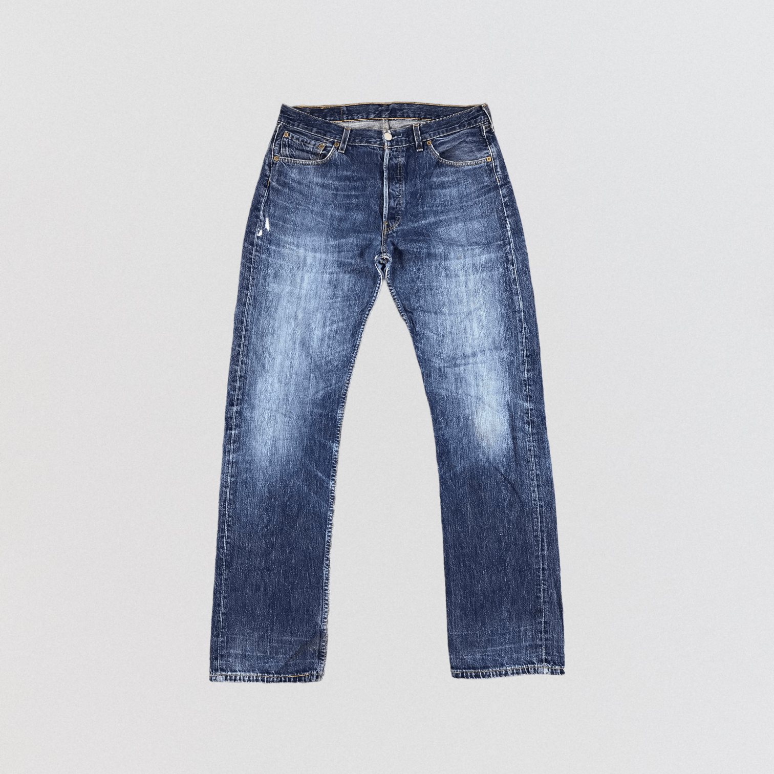 Levi's Vintage 90s Levis 501 Denim Jeans-JM982 Size US 34 / EU 50 - 1 Thumbnail