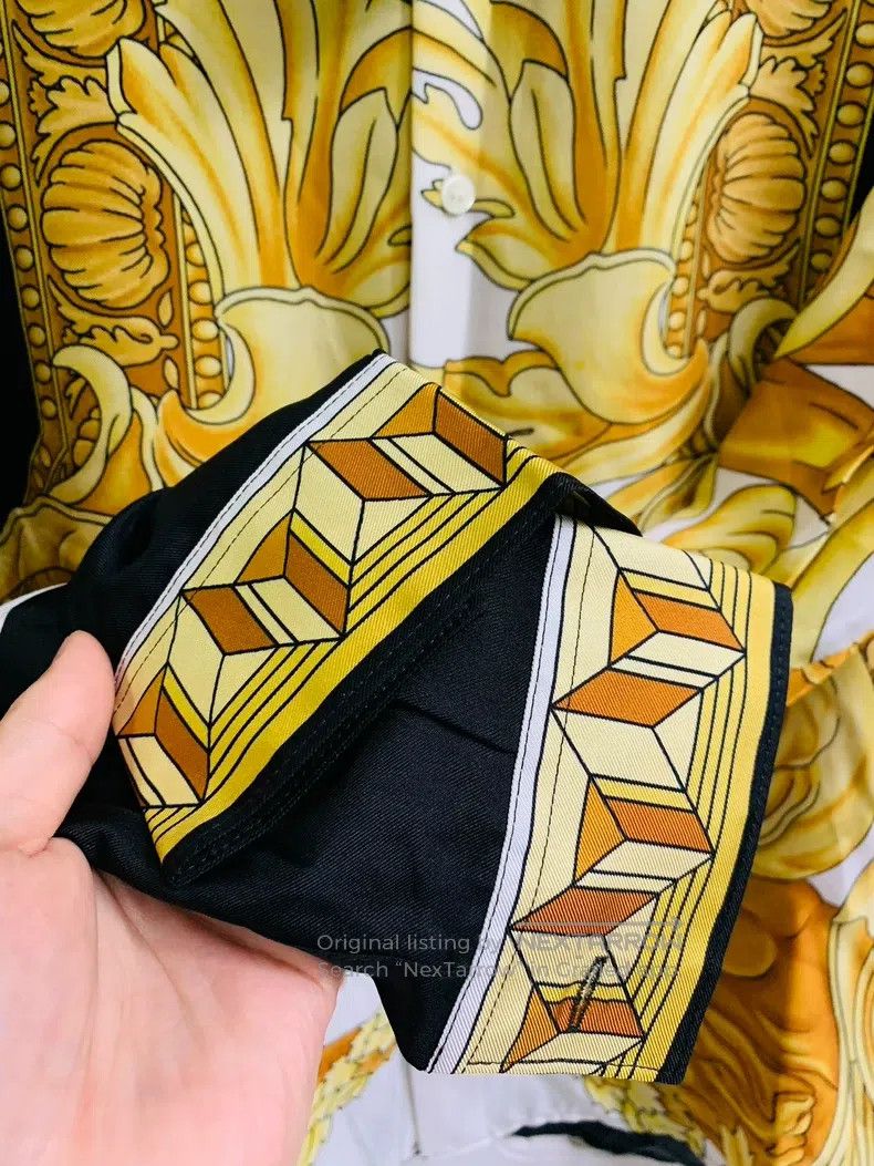 Versace Versace Main line shirt shirt black gold baroque Size US M / EU 48-50 / 2 - 6 Thumbnail