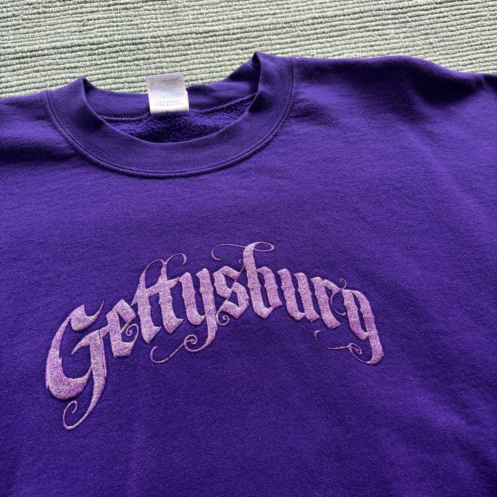 Vintage Vintage Y2K Whimsygoth Gettysburg Sparkly Sweatshirt XL Size US XL / EU 56 / 4 - 3 Thumbnail