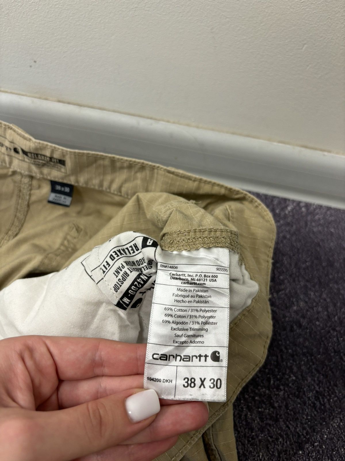 Carhartt Vintage Carhartt Relaxed Fit Utility Hype Baggy Cargo Pants Size US 38 / EU 54 - 20 Thumbnail
