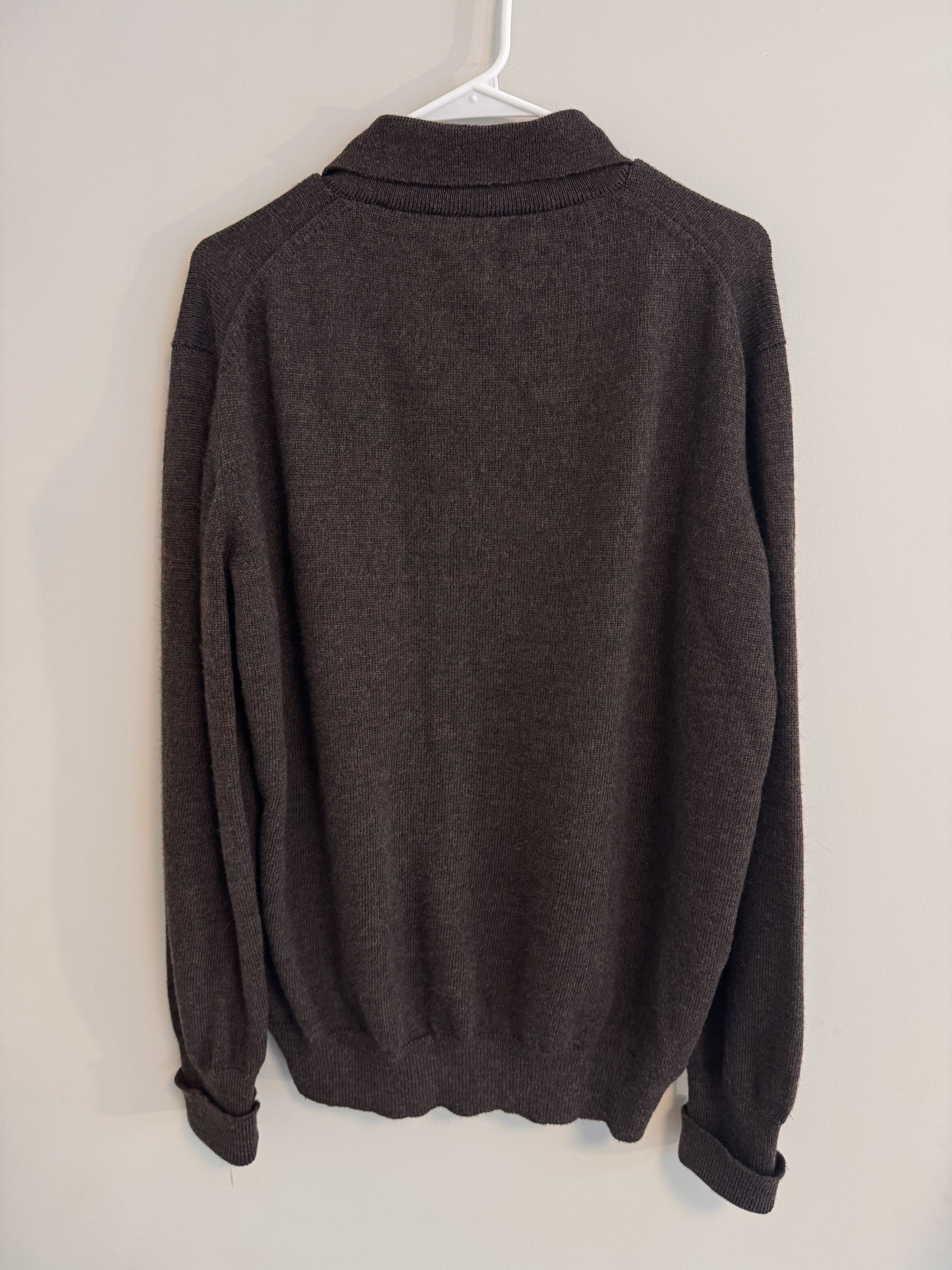 Margaret Howell Polo Collar Chest Pocket Zip Cardigan Size US M / EU 48-50 / 2 - 5 Thumbnail