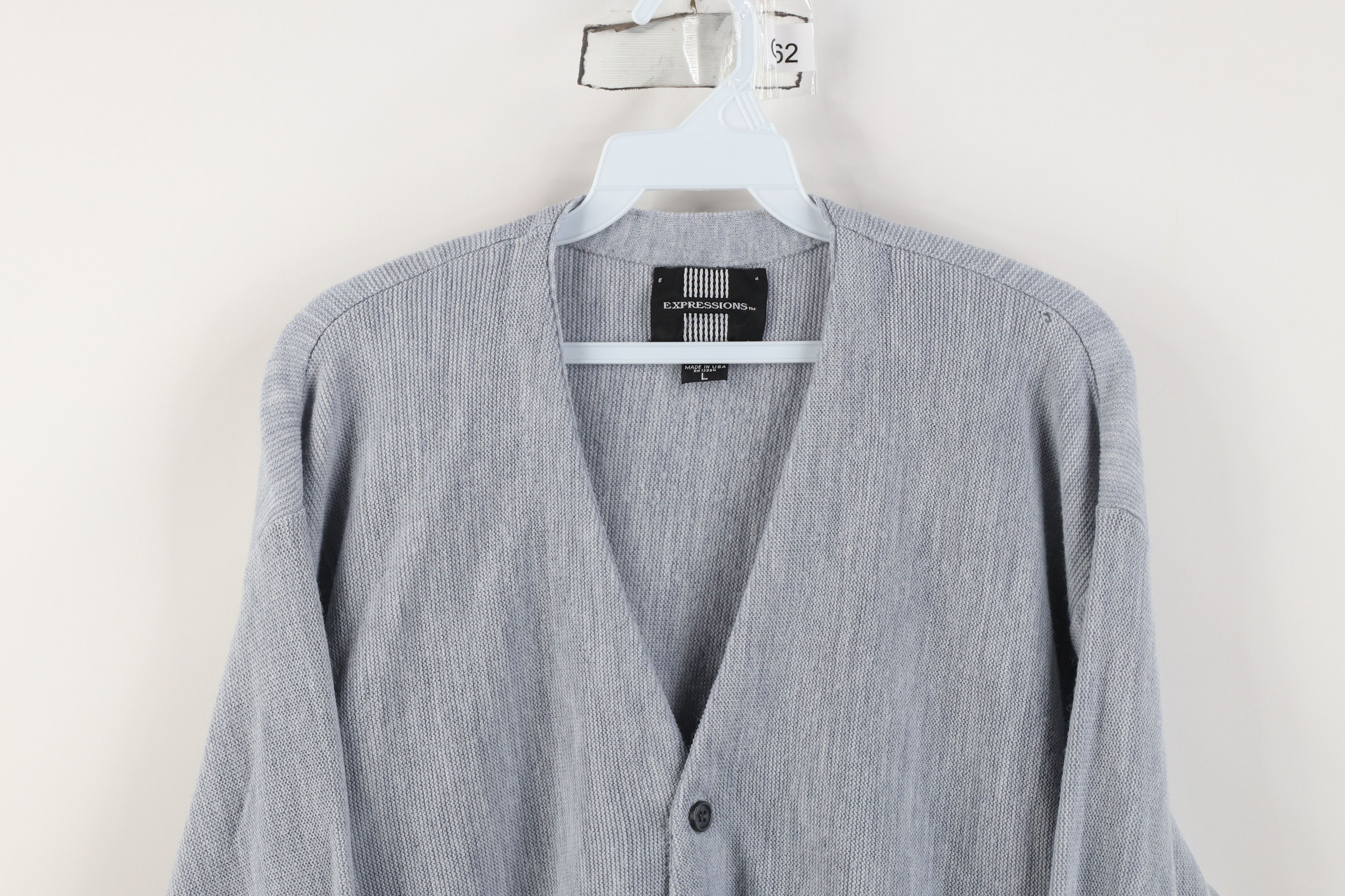 Vintage Vintage 70s Streetwear Kurt Cobain Cardigan Sweater USA Size US L / EU 52-54 / 3 - 2 Thumbnail