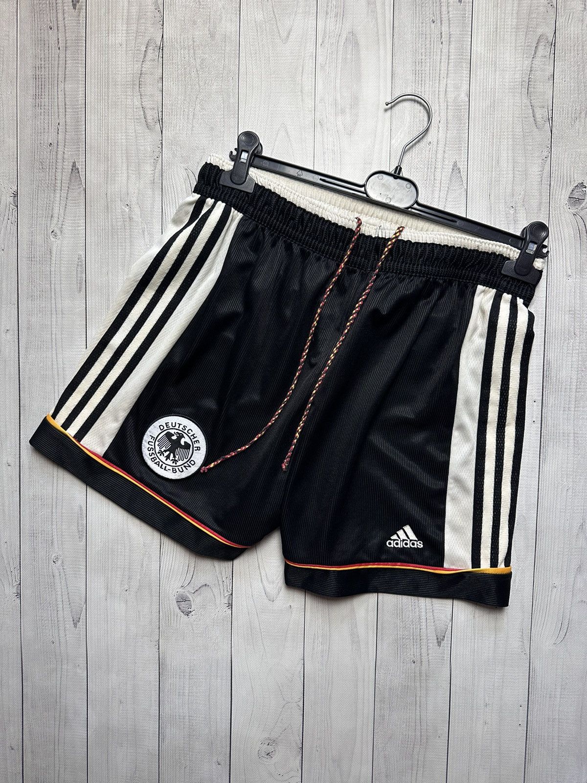 Adidas × Vintage Vintage adidas Deutschland soccer shorts size M rare Size US 32 / EU 48 - 1 Thumbnail