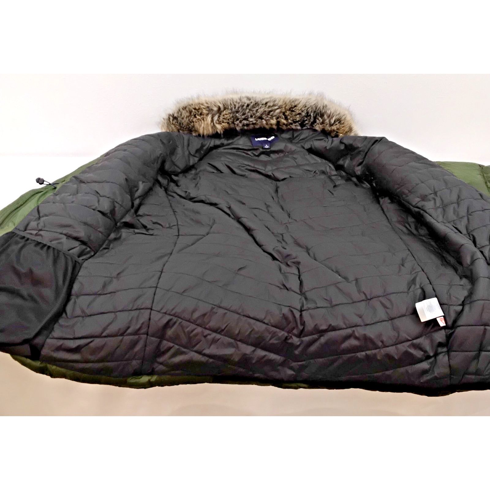 Lands' End Lands End Down Parka Men's L (42-44) Green Primaloft Size US L / EU 52-54 / 3 - 4 Thumbnail