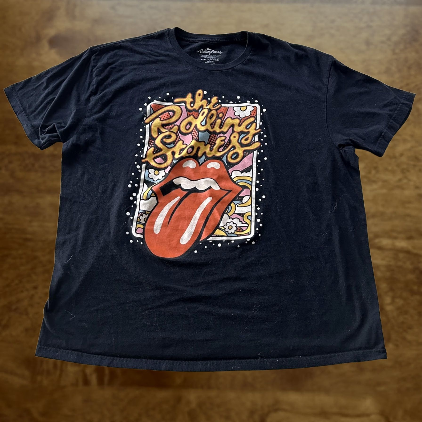 Vintage The Rolling Stones Shirt Mens 2XL Black Tongue Rock Band Graphic Tee Size US XXL / EU 58 / 5 - 1 Thumbnail