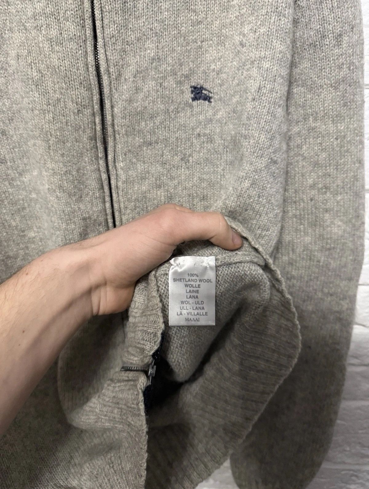 Burberry Rare Burberry Full Zip Wool Knit Sweater Cardigan Old Money Size US S / EU 44-46 / 1 - 5 Thumbnail