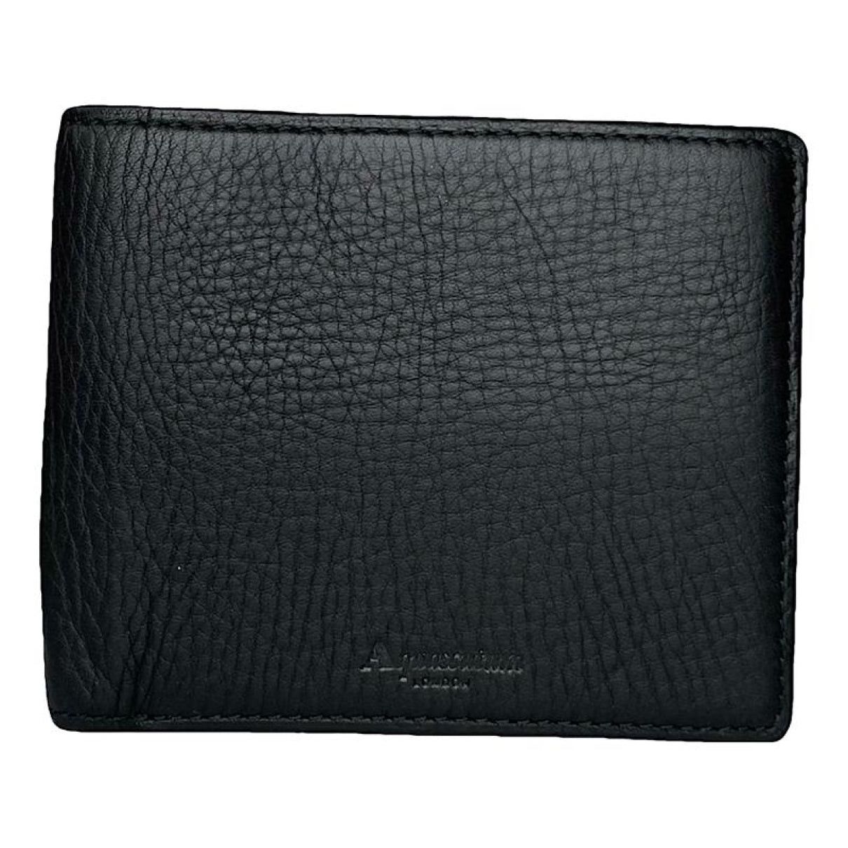 Aquascutum Black Leather Purse Size ONE SIZE - 1 Thumbnail