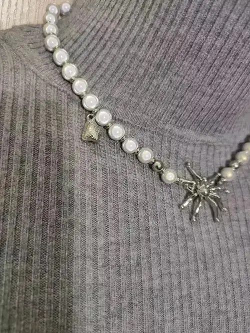 Japanese Brand Spider Punk Necklace Chain Choker Size ONE SIZE - 3 Thumbnail