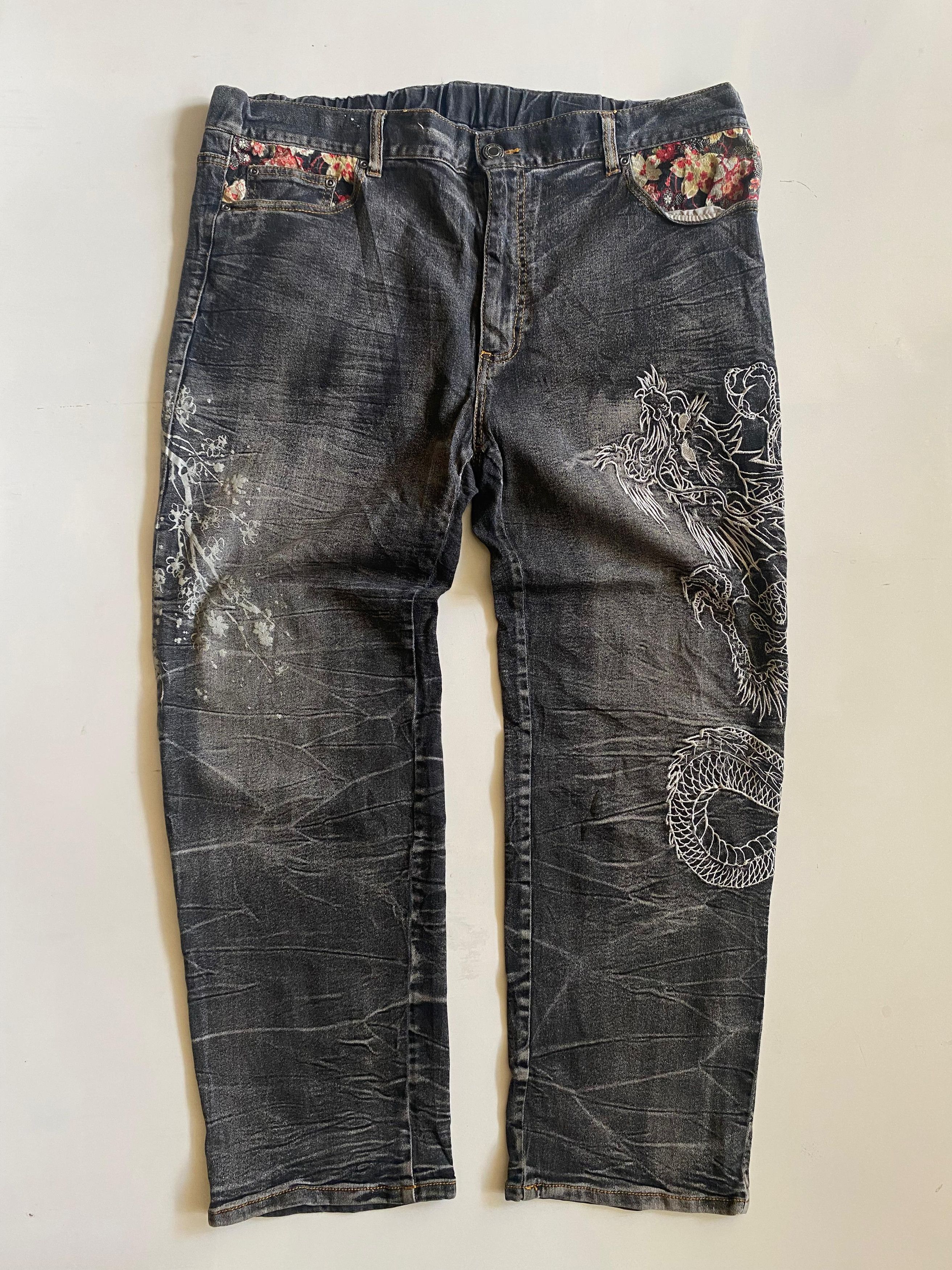 Japanese Brand Japanese Vintage Sukajan Pants Size US 38 / EU 54 - 2 Thumbnail