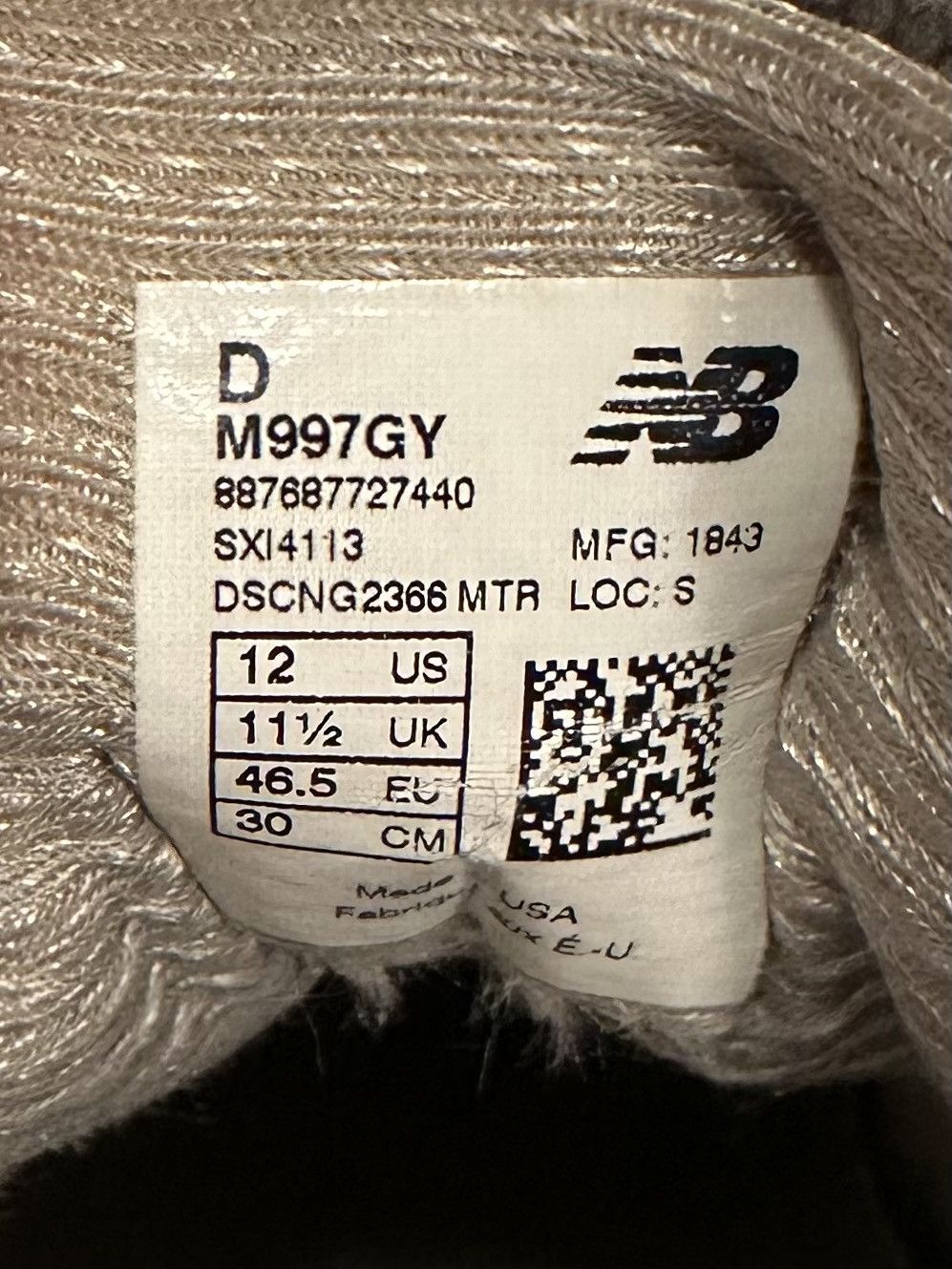 New Balance New Balance 997 Made in USA Grey sneakers Size US 12 / EU 45 - 6 Thumbnail