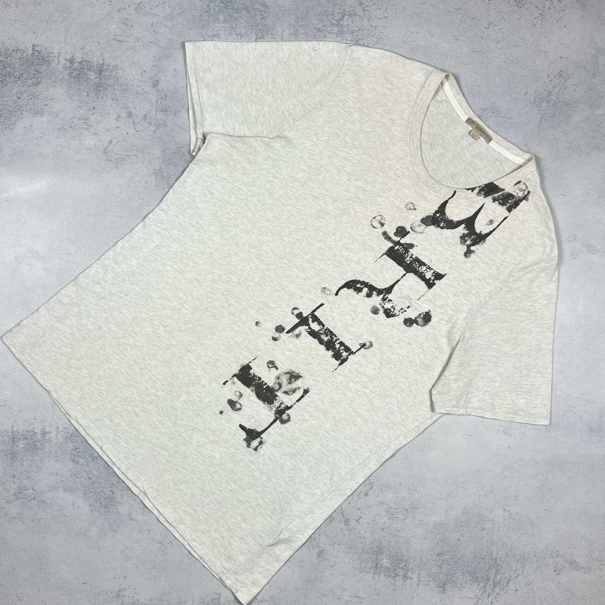 Burberry Burberry Brit Big Logo T Shirt Size US XXL / EU 58 / 5 - 1 Thumbnail