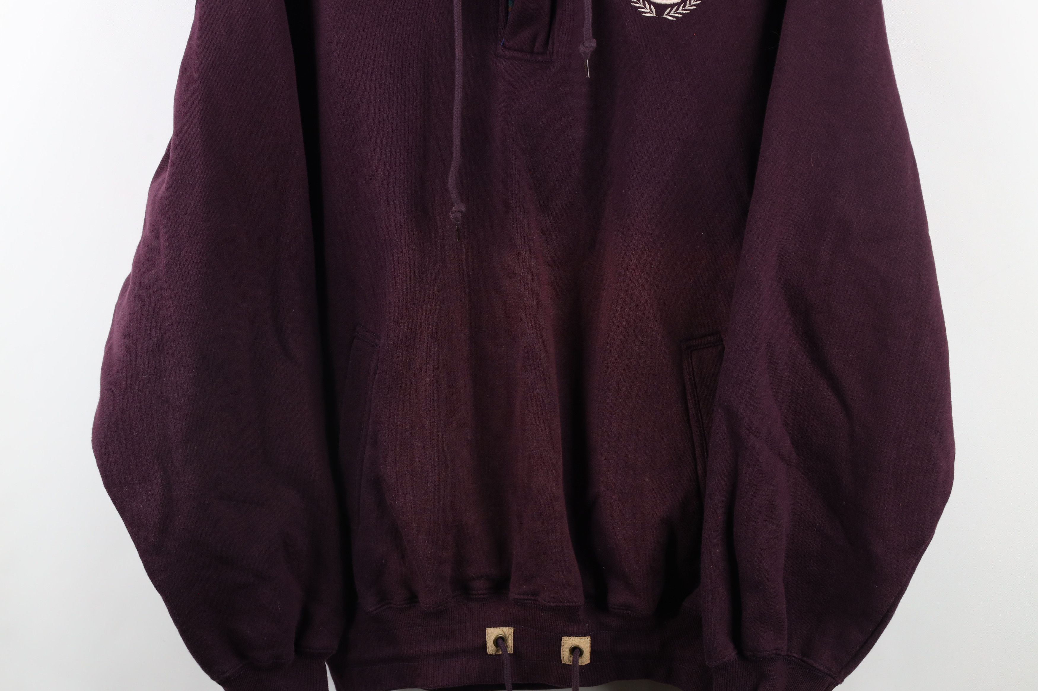 Vintage Vintage 90s Streetwear Heavyweight Pharmacist Hoodie Purple Size US M / EU 48-50 / 2 - 3 Thumbnail