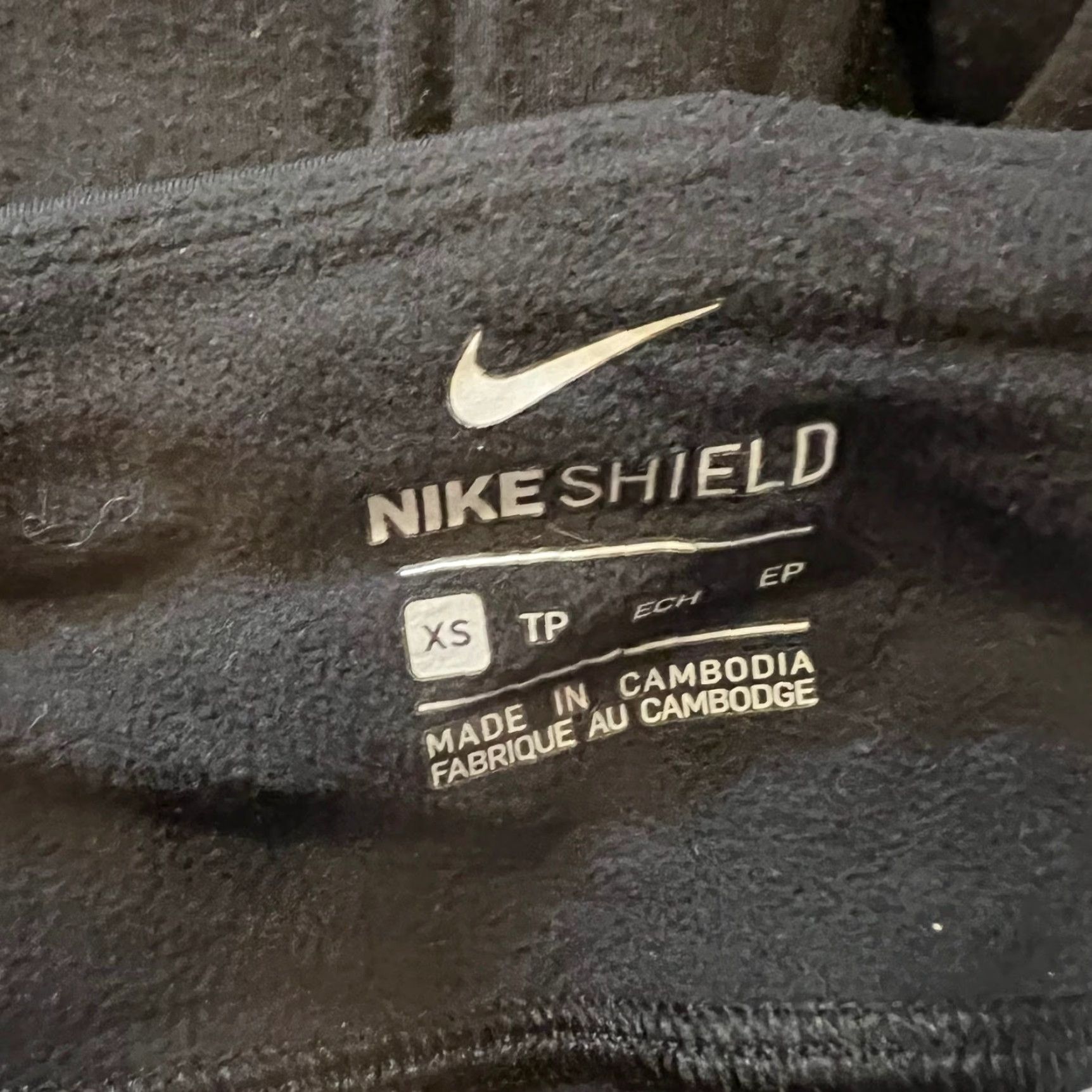 Nike VINTAGE Nike Shield Leggings Womens XS Epic Lux Running Tight AQ8059 Black Size 26" / US 2 / IT 38 - 5 Thumbnail