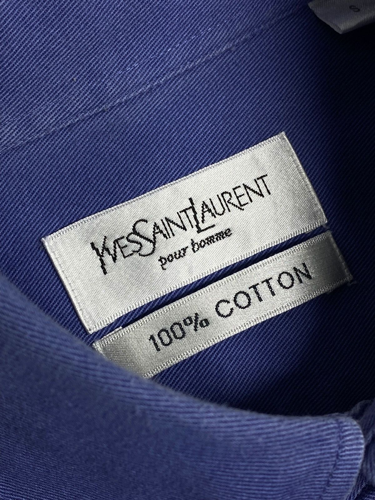 Yves Saint Laurent 🔥 Y2K YSL BUTTON UP SHIRT VINTAGE FRENCH DAD AESTHETIC Size US S / EU 44-46 / 1 - 14 Thumbnail