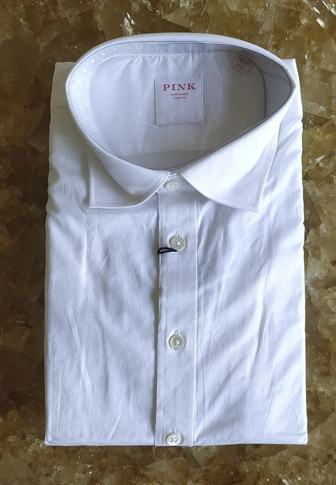 Thomas Pink Thomas Pink Formal Plain Poplin Shirt Free Shipping T/75 Size US XXL / EU 58 / 5 - 1 Thumbnail