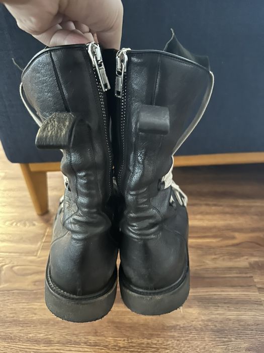 Rick Owens LAST DROP! Rick Owens SS20 Tecuatl Mega Lace Bozo Army Boots ...