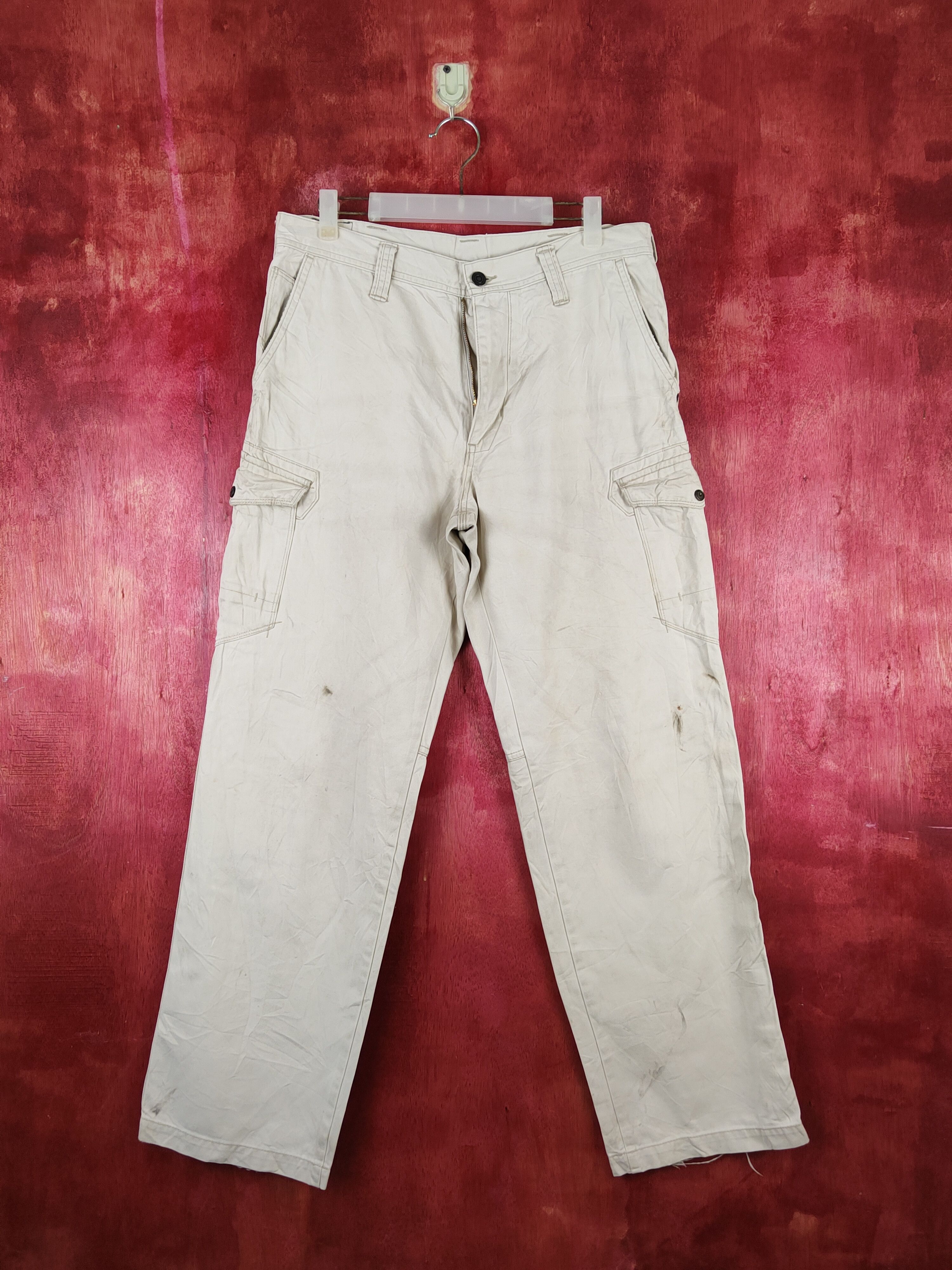 image of Vintage Evenriver White Multipocket Tactical Cargo Pants S1797, Men's (Size 33)