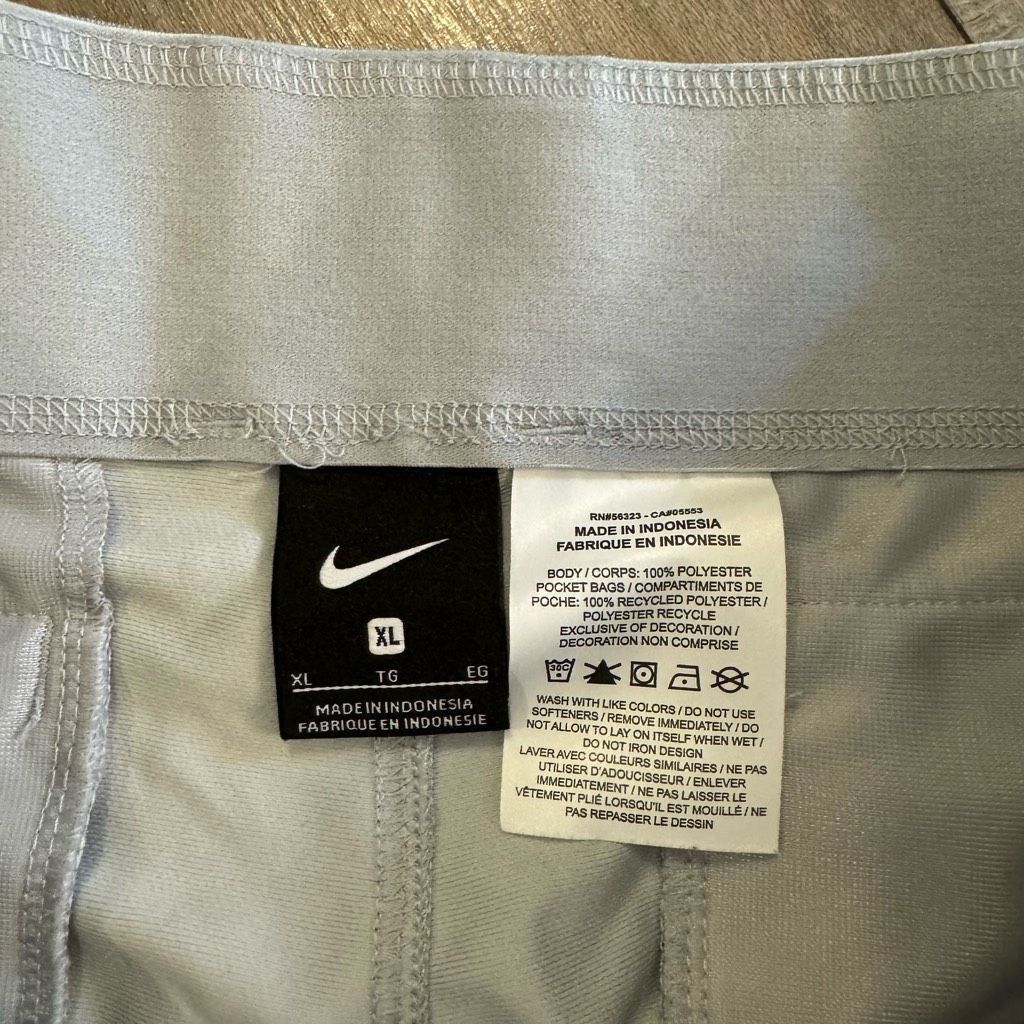 Nike Nike Dri-Fit Grey Long Baseball Pants Athletic Men size XL ( Size US 44 / EU 60 - 3 Thumbnail