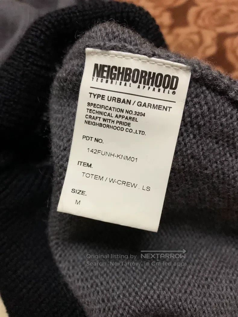 Neighborhood Neighborhood Wool Totem Round Neck Pullover Hoodie Knit Sw Size US M / EU 48-50 / 2 - 5 Thumbnail